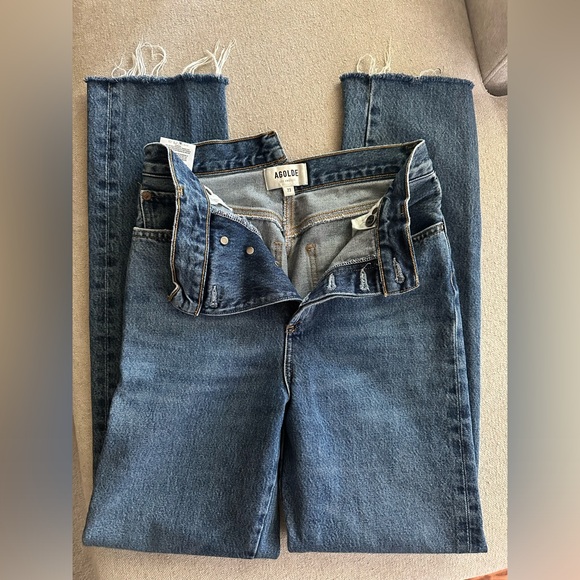 Agolde criss cross jeans size 23 - Picture 2 of 2